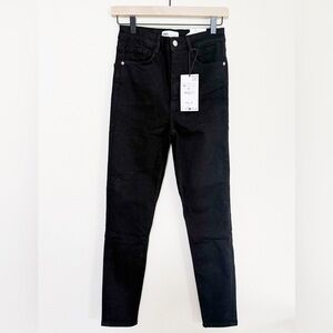 NWT Zara Black Sculpt High-rise Ankle Jeans - Size 6